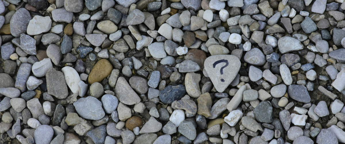 Fragezeichen aus Wolken