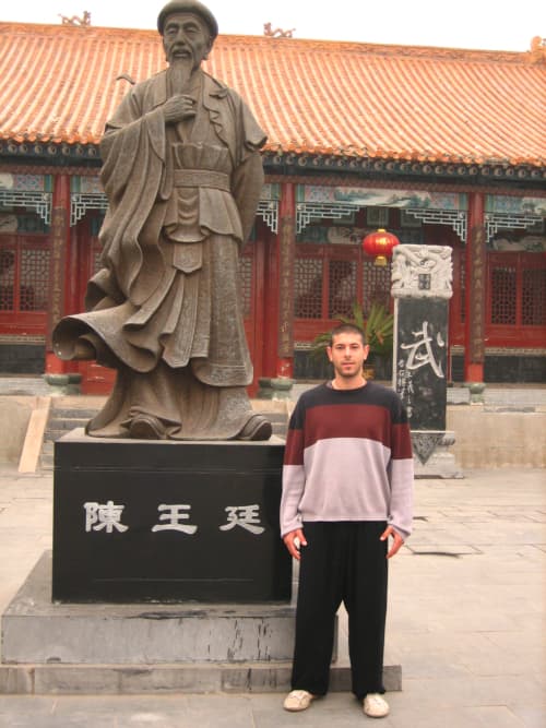 Chen Wangting statue in chenjiagou